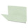 Pale green letter size end tab classification folder with 2" gray tyvek expansion. 25 pt type 3 pressboard stock. Packaged 25/125.