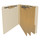 Manila letter size end tab three divider classification folder with 3" gray tyvek expansion, with 2" bonded fasteners on inside front and inside back and 1" duo fastener on dividers. 18 pt manila stock. Packaged 10/50.