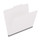 White letter size top tab classification folder with 2" gray tyvek expansion. 18 pt. paper stock. Packaged 25/125.