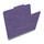 Purple letter size top tab classification folder with 2" grey tyvek expansion. 25 pt type 3 pressboard stock. Packaged 25/125.