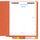 Orange letter size reinforced end tab folder with 2" bonded fastener on inside back. 11 pt orange stock. Packaged 50/250