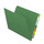 Green letter size reinforced end tab folder. 14 pt green stock, 50/Box