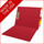 Red letter size reinforced end tab folder with 2" bonded fastener on inside back. 14 pt red stock. Packaged 50/250