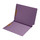 Lavender letter size reinforced top and end tab folder with 1 1/2" paper expansion and 2" bonded fasteners on inside front and back. 14 pt lavender stock. Packaged 50/250