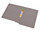 Gray letter size reinforced end tab folder with Jalemaclip fastener on inside back. 11 pt gray stock. Packaged 50/250
