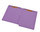 Lavender letter size reinforced end tab folder with 1/2 pocket on inside front and 2" bonded fastener on inside front and back. 11 pt lavender stock. Packaged 50/250