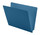 Blue letter size end tab folder. 11 pt blue stock. Packaged 100/500.