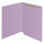 Purple Kardex match letter size reinforced top and end tab folder with tic marks printed on end tab and 2" bonded fastener on inside back. 11 pt purple stock. Packaged 50/250.
