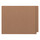 Brown kraft Kardex match letter size reinforced top and end tab folder with tic marks printed on end tab and 2" bonded fastener on inside front and back. 11 pt brown kraft stock. Packaged 50/250.