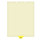 Ivory letter size end tab index divider with position 5 tab printed TELEPHONE MESSAGE and mylared in light yellow. 125# manila stock. Packaged 100.
