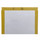 White file envelope gold border. 11.75" x 8.75" open top envelope. 28# white kraft stock. Packaged 100/500