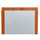 White file envelope orange border. 11.75" x 8.75" open top envelope. 28# white kraft stock. Packaged 100/500