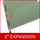 Green legal size top tab classification folder with 2" gray tyvek expansion and 2" bonded fasteners on inside front and inside back. 25 pt type 3 pressboard stock. Packaged 25/125 - DV-T52-02-3AGN