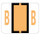 TAB Alphabetic Labels - TPAV Series (Rolls) B- Lt. Orange