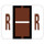 Smead Alphabetic Labels - BCCR Series (Rolls) R- Brown
