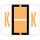 TAB Alphabetic Labels - TPAV Series (Rolls) K- Lt. Orange