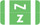 Smead Alphabetic Labels - Alpha-Z ACCS Series (Sheet) Z- Lt. Green