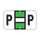 SafeGuard Alphabetic Labels - 511 Series (Sheets for binder) P- Lt. Green