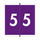 Barkley Systems Numeric Label - FNSFM Series (Rolls) - 5 - Purple