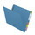 End Tab 11 Pt. Colored Folder with Fasteners - 50/Box - Letter Size - Blue