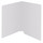 End Tab Colored File Folder - Letter Size - Straight Cut - WHITE - 100/Box
