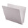 End Tab Colored File Folder - Letter Size - Straight Cut - WHITE - 100/Box