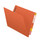 End Tab 14 Pt. Colored Folder with Fasteners - 50/Box - Letter Size - Orange
