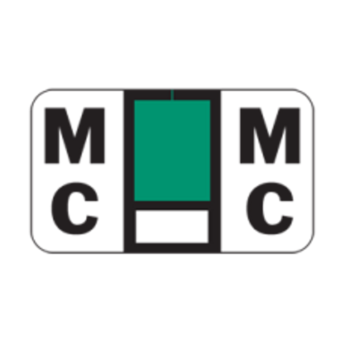 POS Alphabetic Labels - 2000 Series (Sheets for binder) - Letter - Mc- Green - 240 Labels Per Pack/White POS Alphabetic Labels - 2000 Series (Sheets for binder) - Letter - Mc- Green - 240 Labels Per Pack/White