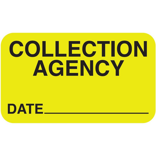 Collection Agency Label