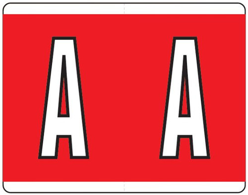 Kardex Alphabetic Labels - PSF-139 Series (Rolls) A Kardex Alphabetic Labels - PSF-139 Series (Rolls) A
