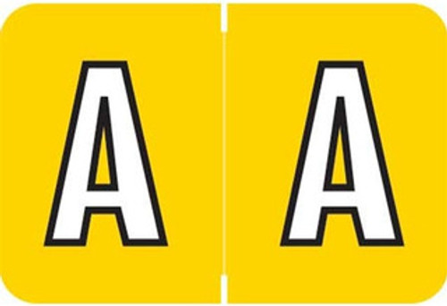 Colwell Jewel Alphabetic Labels - COPK Series (Pack) A - Yellow Colwell Jewel Alphabetic Labels - COPK Series (Pack) A - Yellow
