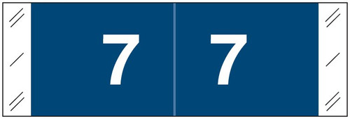 Tabbies Numeric Label - 11850 Series (Rolls) - 7 - Dk. Blue Tabbies Numeric Label - 11850 Series (Rolls) - 7 - Dk. Blue