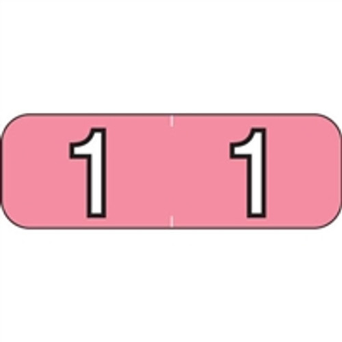 Barkley Systems Numeric Label - FNBAM Series (Rolls) - 1 - Pink