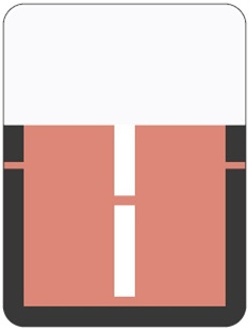 TAB Alphabetic Labels - 1307 Series (Rolls) I- Pink TAB Alphabetic Labels - 1307 Series (Rolls) I- Pink