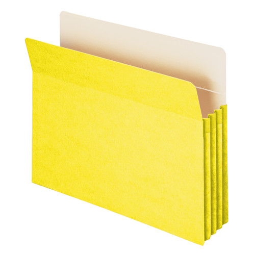 Smead File Pocket, Straight-Cut Tab, 3-1/2" Expansion, Letter Size, Yellow, 25 per Box (73233) Smead File Pocket, Straight-Cut Tab, 3-1/2" Expansion, Letter Size, Yellow, 25 per Box (73233)