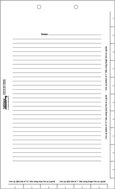 Legal Index Divider Sheets - Legal Size 8 1/2" W  x 14" H  - 400/Box