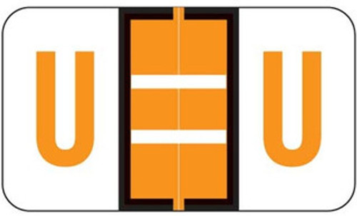 JETER Alphabetic Labels - 5100 Series (Sheets) - U - Gold