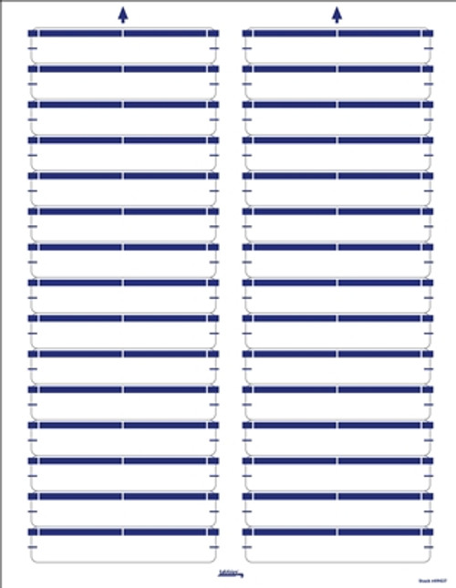 Color Coded Laser/Inkjet File Folder Labels - Dark Blue