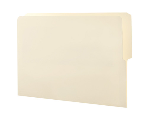 Smead End Tab File Folder, Shelf-Master Reinforced 1/2-Cut Tab Top Position, Letter Size, Manila, 100 per Box (24127)