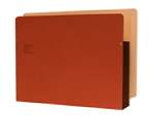Redweld Shelf folder, Full Right Side Tab - Notch, 5 1/4" Accordion Expansion, Tyvek Gusset, Letter Size - Carton of 50