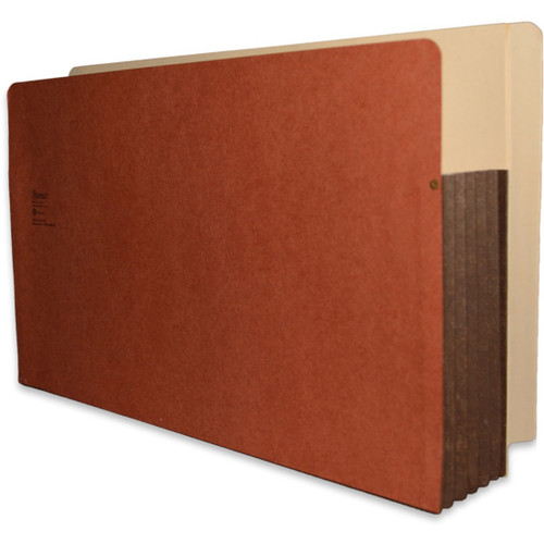 Redweld Shelf folder, Full Right Side Tab - Notch, 5 1/4" Accordion Expansion, Tyvek Gusset, Legal Size - Carton of 50 - Only at FilingSupplies.com