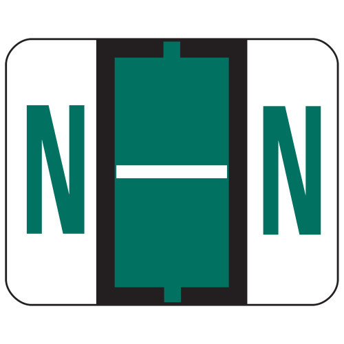 smead alphabetic color code labels