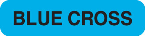 AmeriFile - "Blue Cross" Label - Light Blue - 1/1/4" x 5/16" - 500/Box