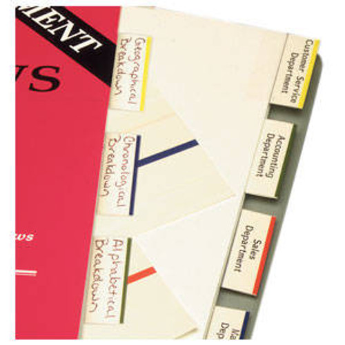 Write-On Erasable Index Tabs - Green - 3" Wide - 1/2" Tab Extension - 80 Tabs/Box - Tabbies Write-On Erasable Index Tabs - Green - 3" Wide - 1/2" Tab Extension - 80 Tabs/Box - Tabbies