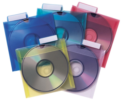 Tabbies 10 Packs of - CD Saver Sleeve Protectors (Assorted)