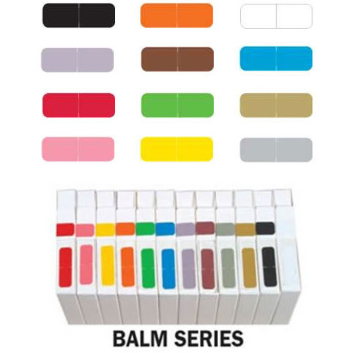 Barkley Systems Solid Color Label - FXBAM Match - BALM Series (Rolls of 500) - Complete Set of All Colors