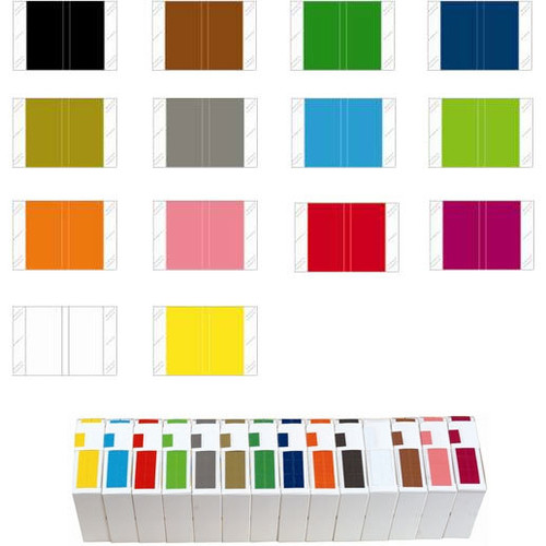 Tabbies Solid Color Label - 11100 Series (Rolls) - Brown