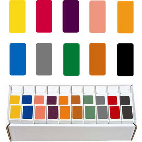 Smead Solid Color Label - CC Series (Rolls) - Black - 250/Roll