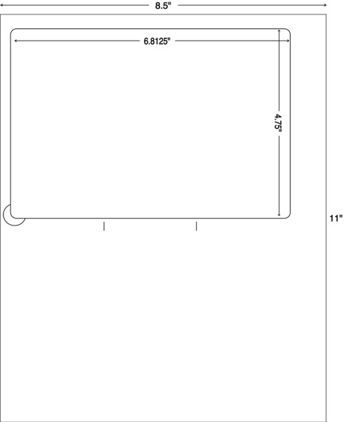 Tabbies 59921 - USPS CLIP-N-SHIP LABEL 6-13/16"W x 4-3/4"H, WORKS WITH US POST OFFICE WEBSITE CLIP-N-SHIP®.COM U.S. POST OFFICE - WHITE - 6" X 4" - 1500/CASE