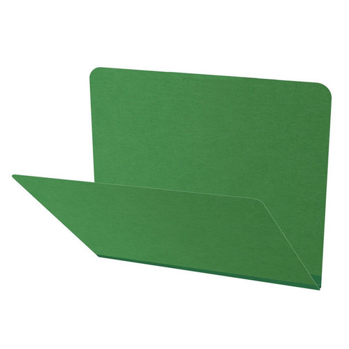 Moss green letter size end tab classification folder with 2" dark green tyvek expansion. 25 pt type 3 pressboard stock. Packaged 25/125. (DV-S42-00-3MGN)
